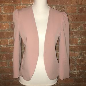 Soft Pink Fitted Blazer